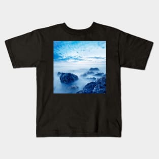 Fog Over the Ocean Kids T-Shirt